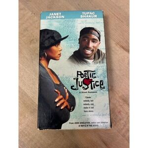 Poetic Justice VHS 1993 Janet Jackson Tupac Shakur John Singleton 52393 Tape
